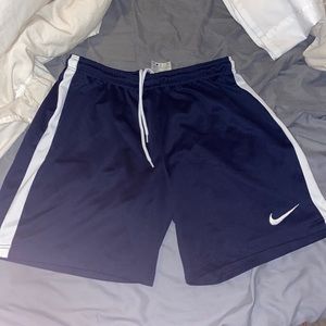 Navy blue Nike shorts